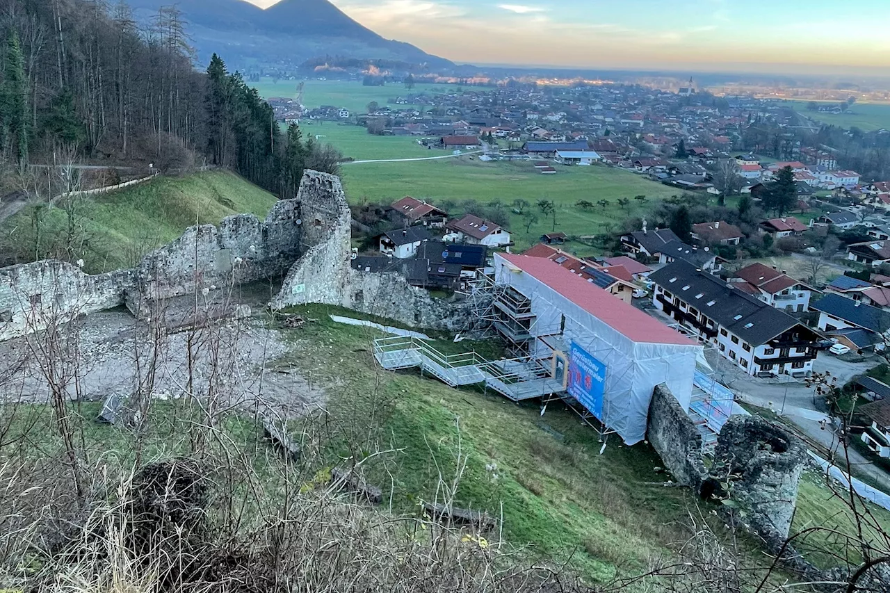 Burg Falkenstein: Wiederaufbau der Unwetter-Beschädigten Mauer soll beginnen