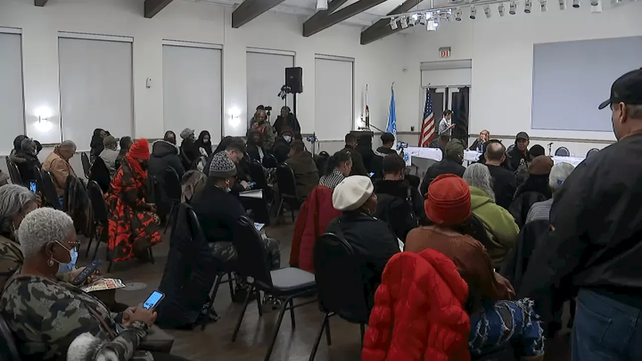 Dolton village board meeting met with protest