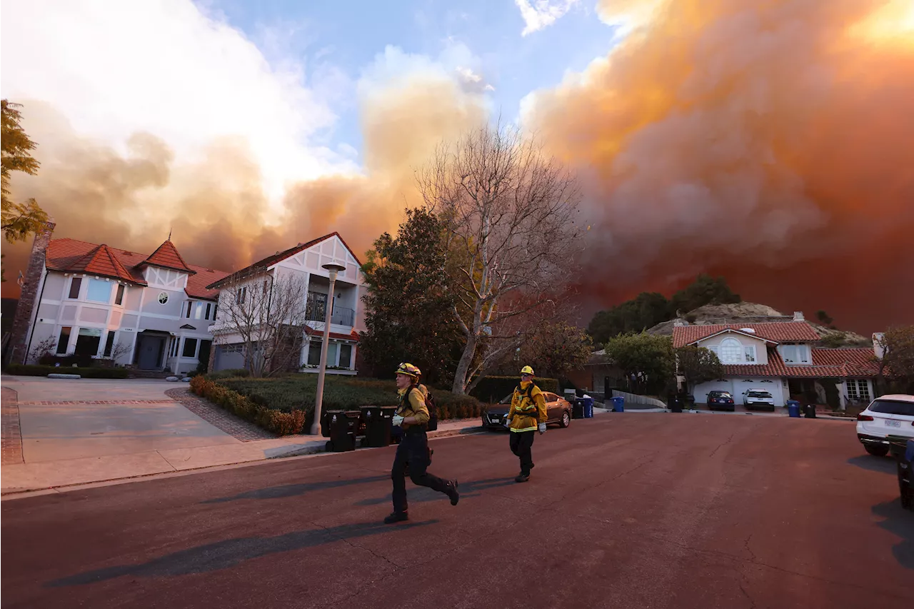 Brush Fire Grows to 1,200 Acres in Pacific Palisades, Forcing Evacuations