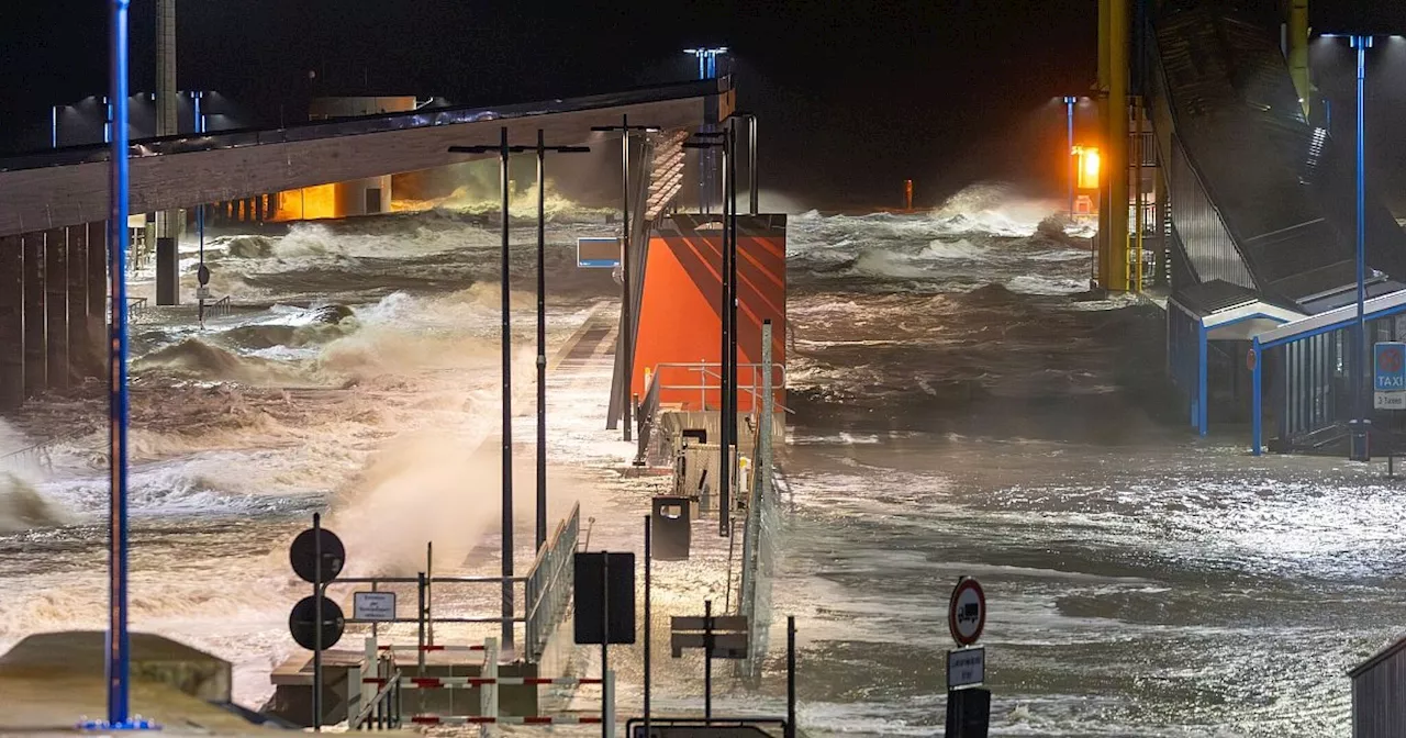 Sturmtief Bernd verursacht Schäden und Einschränkungen in Norddeutschland