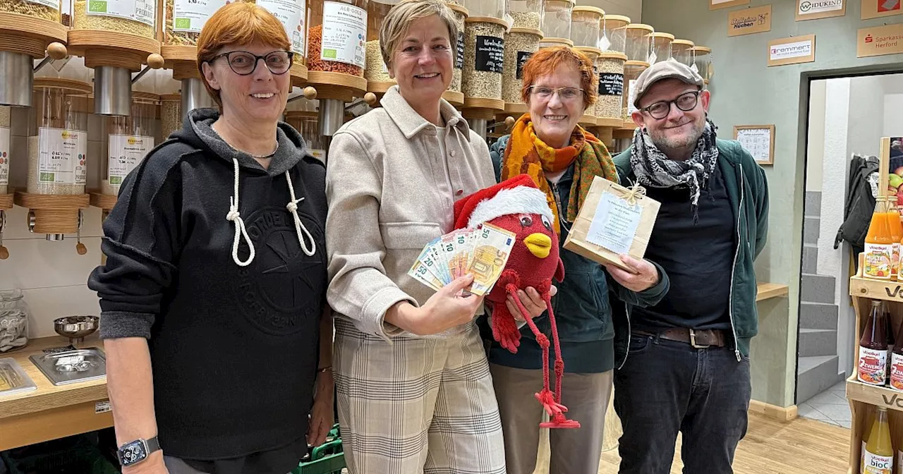 Unverpacktladen aus Enger spendet für ambulanten Kinder-Hospizdienst