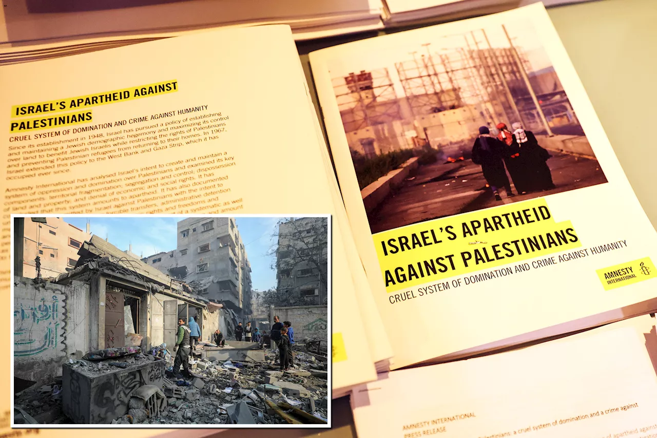 Amnesty International suspends Israel branch, alleging 'anti-Palestinian racism'