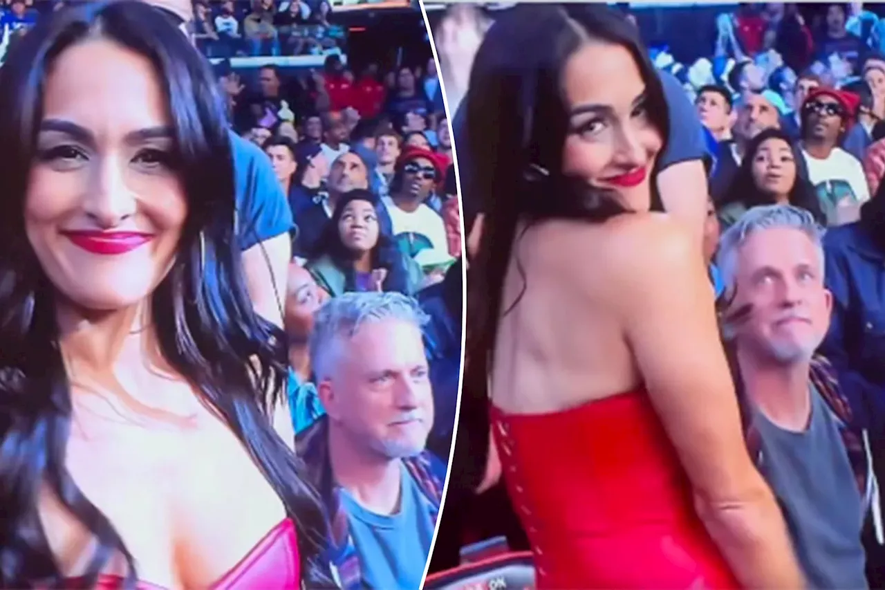 Bill Simmons Caught Blushing as Nikki Bella Dances at WWE 'Raw' on Netflix