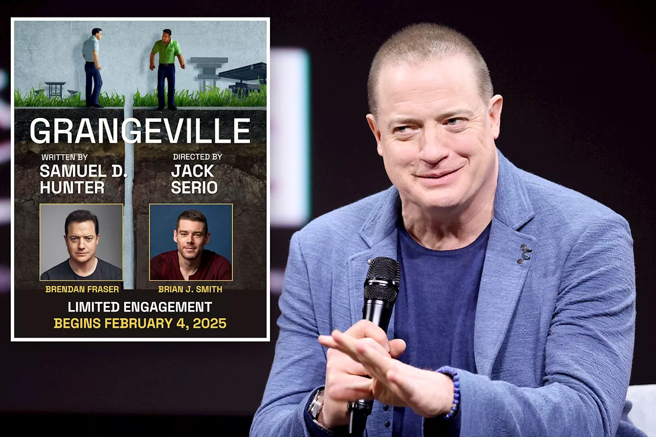 Brendan Fraser Steps Away From Off-Broadway Play 'Grangeville' Due to Unforeseen Circumstances