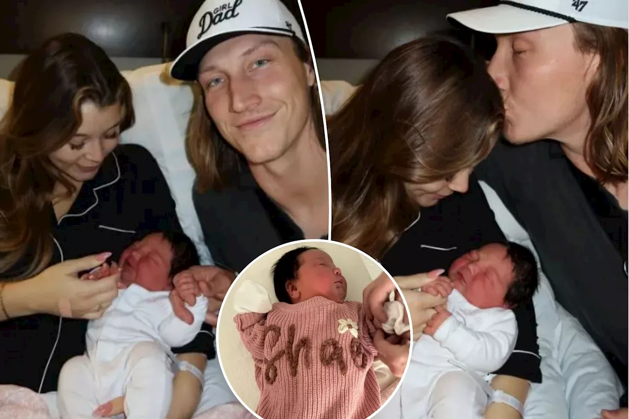 Jaguars QB Trevor Lawrence and wife Marissa announce birth of first child: 'Love you so much'