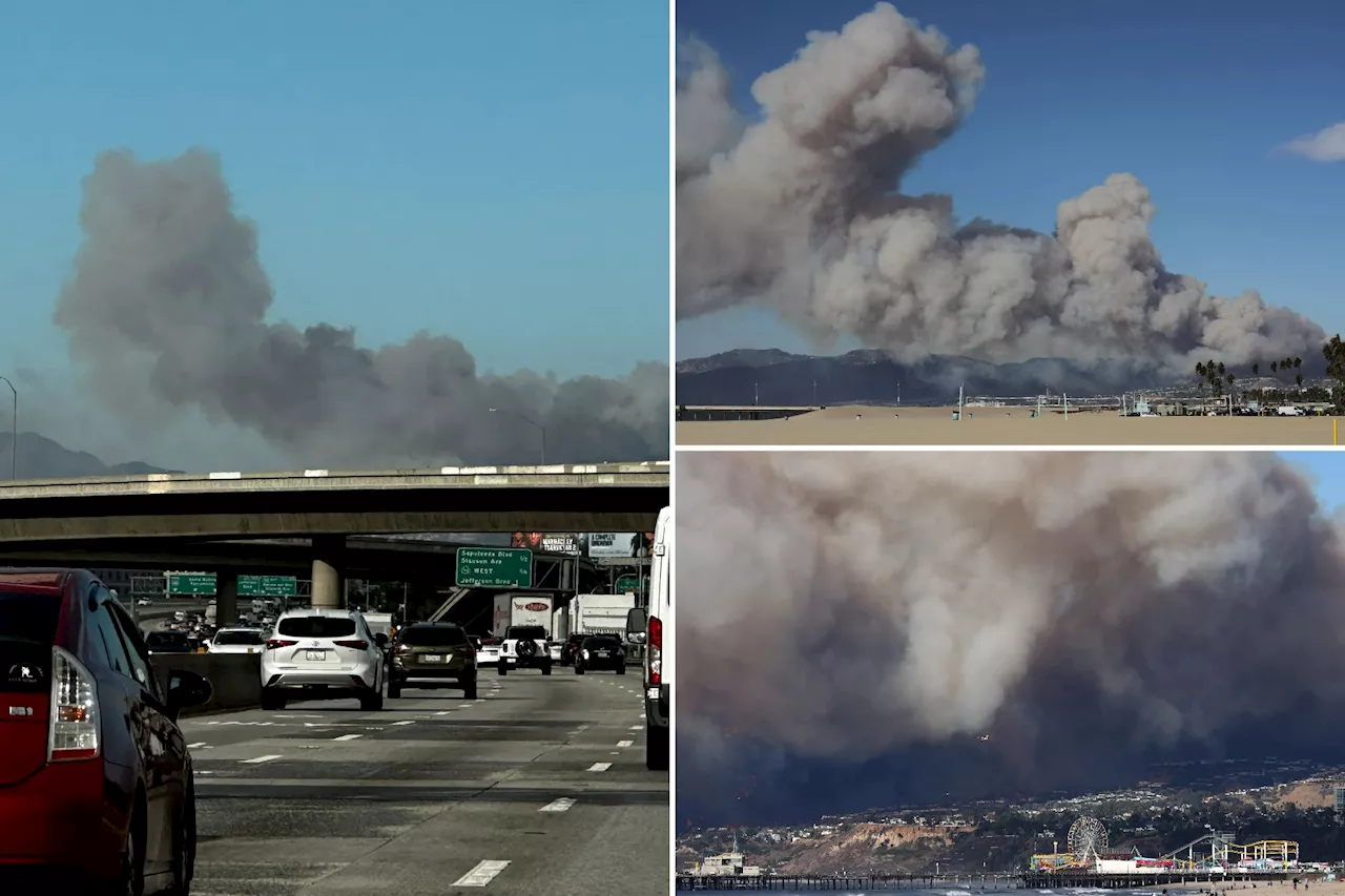 LA braces for ‘life-threatening’ windstorm as wildfire explodes to 200 acres