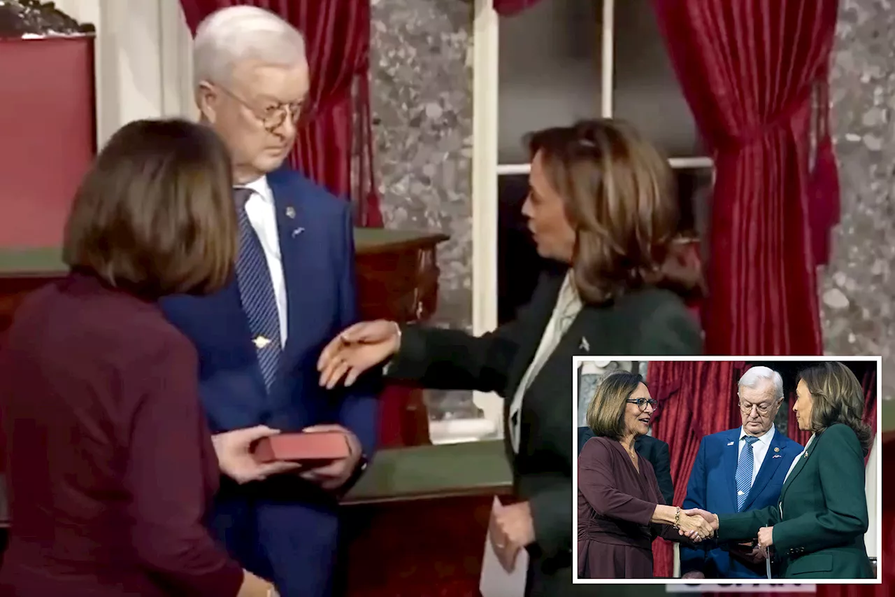 Nebraska Senator's Husband Refuses to Shake Kamala Harris's Hand