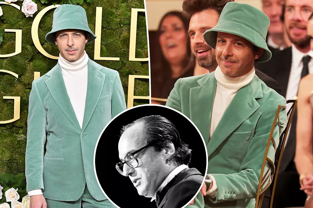 Jeremy Strong's Golden Globes Hat Trick: Covering Up 'Wild' Hair for Bruce Springsteen Role