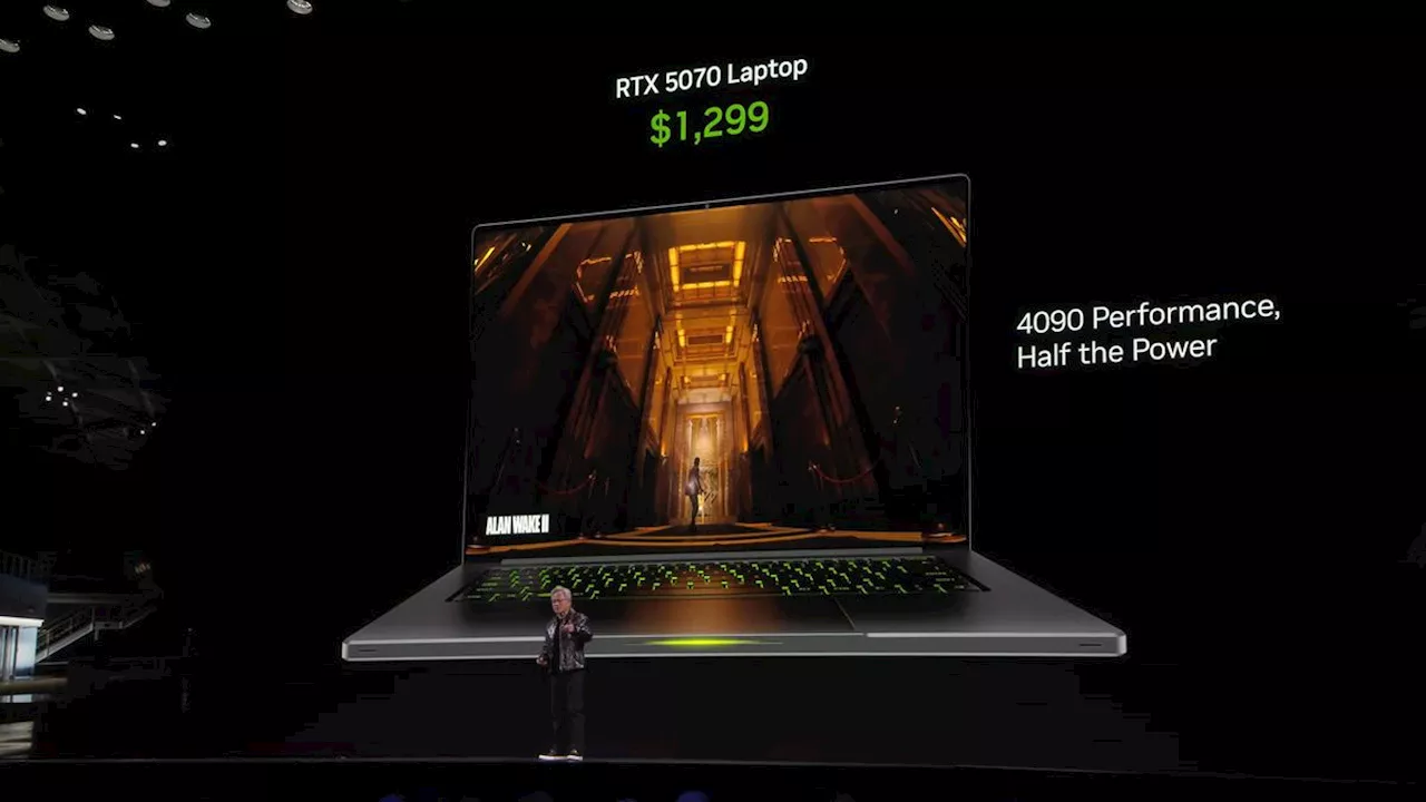 Nvidia Unveils RTX 50-Series Mobile GPUs