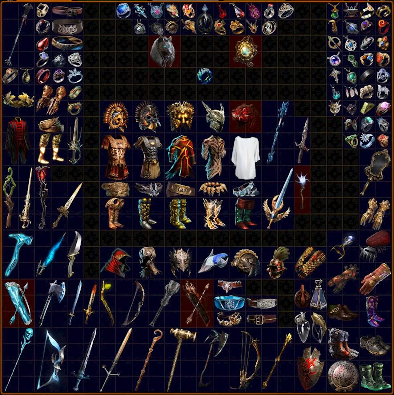 Path of Exile Player Shows Off Unbelievable Collection of Discontinued Items