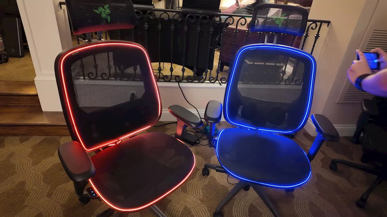 Razer's Haptic Feedback and Thermal Gaming Chair Innovations