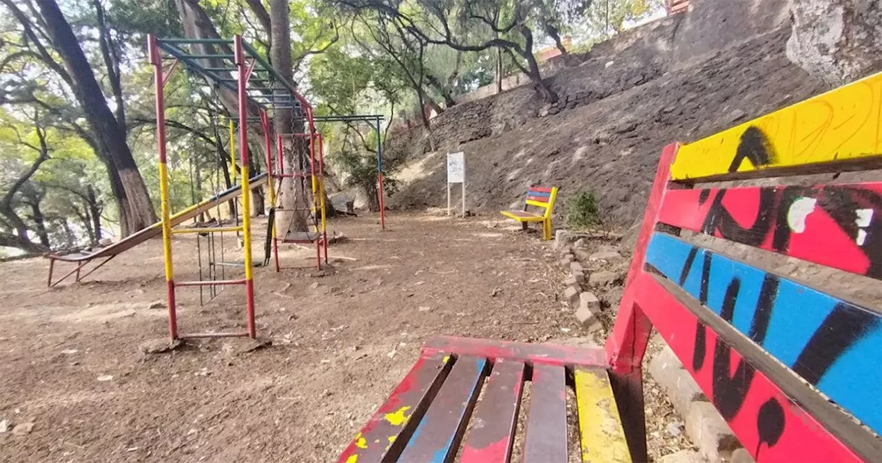 El Parque de Las Terrazas de Guanajuato sufre abandono y vandalismo