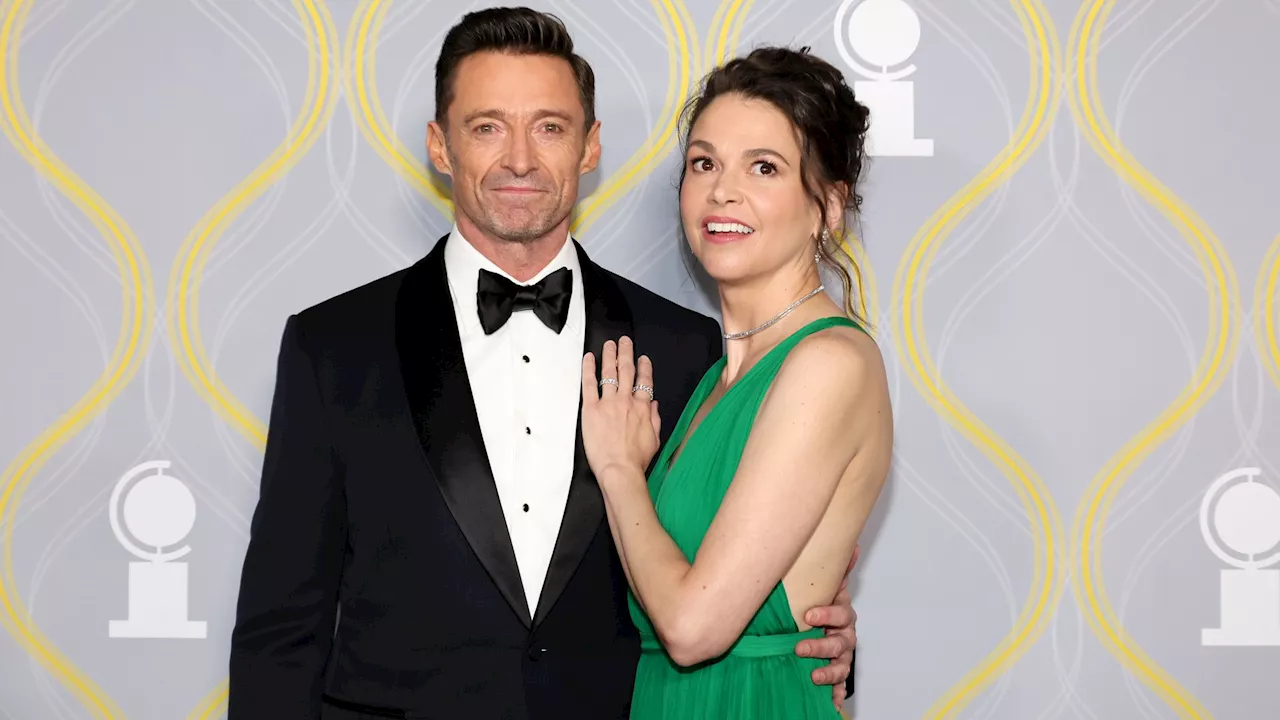 Hugh Jackman und Sutton Foster - Hand in Hand in Santa Monica