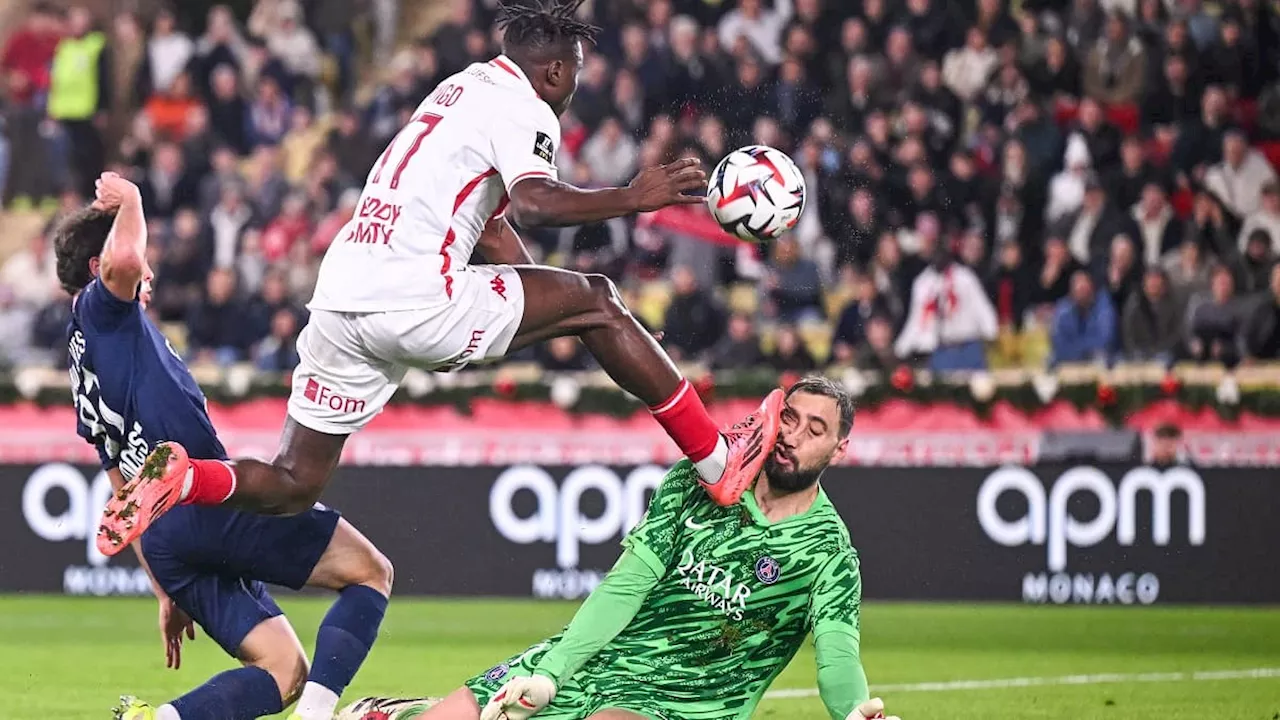 Monaco-PSG: Singo aurait dû être exclu pour sa semelle sur Donnarumma, reconnaît la direction de...