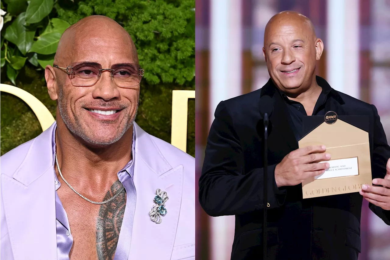 Vin Diesel and Dwayne Johnson Bury the Hatchet at Golden Globes