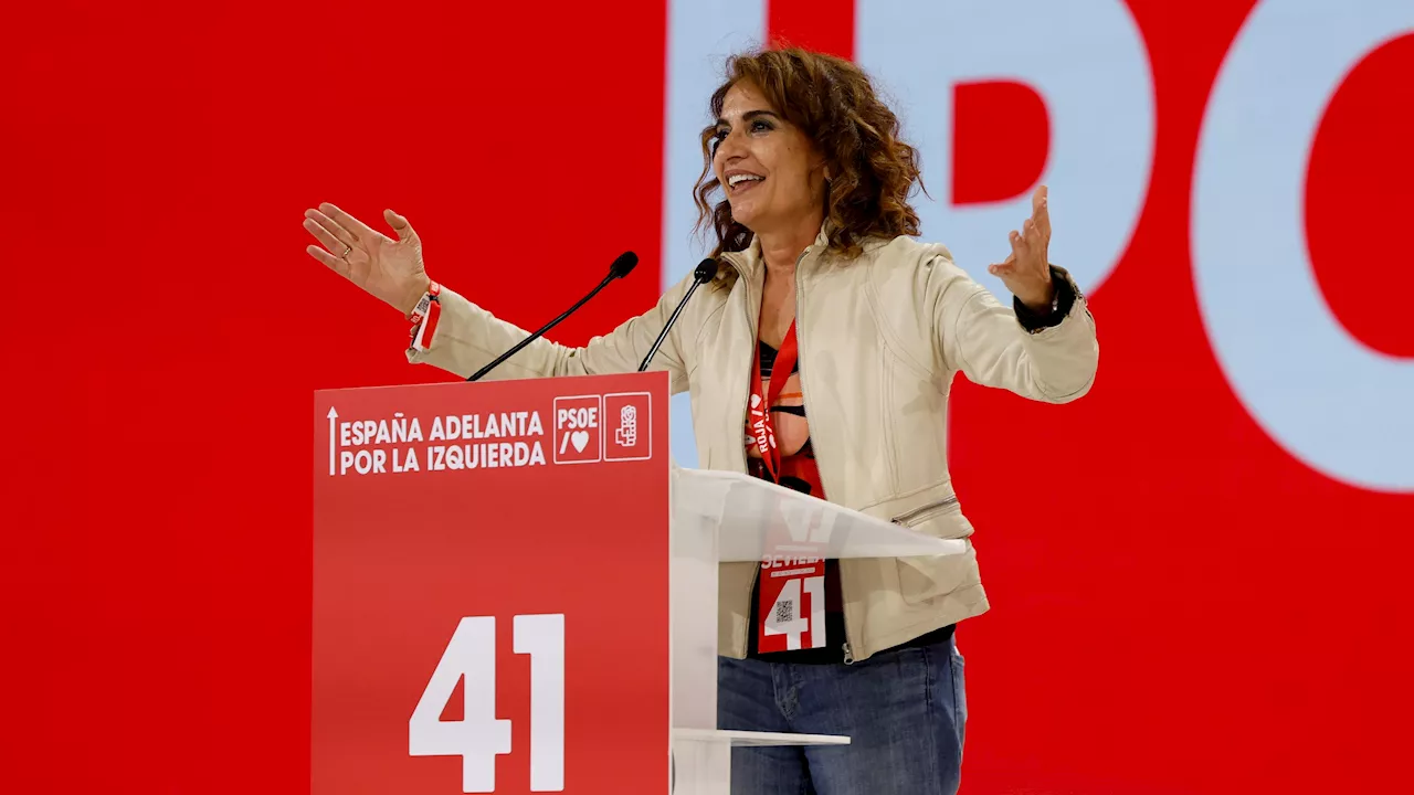 María Jesús Montero presenta este miércoles su candidatura para liderar el PSOE de Andalucía