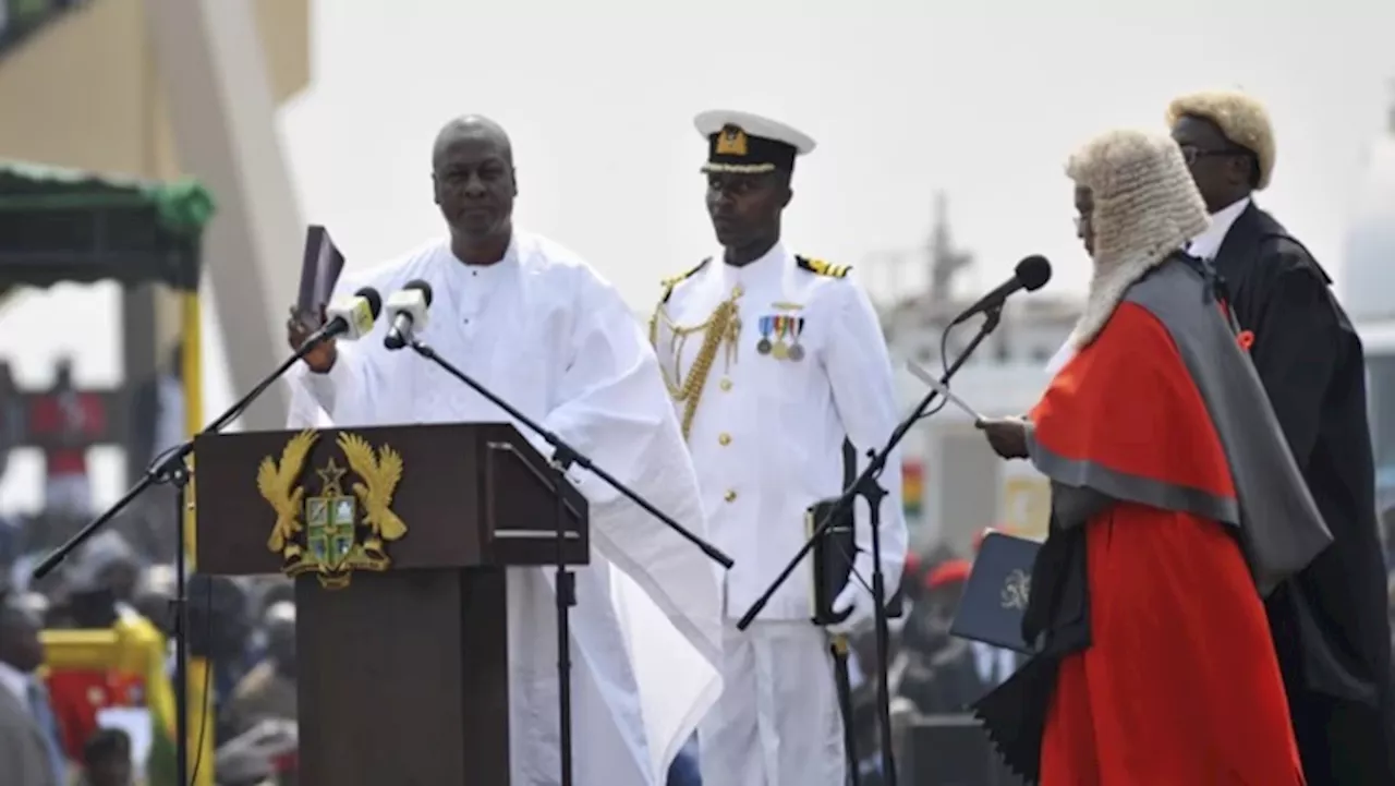 Mahama Sworn in for Second Term as Ghana President, Pledges Economic Revival