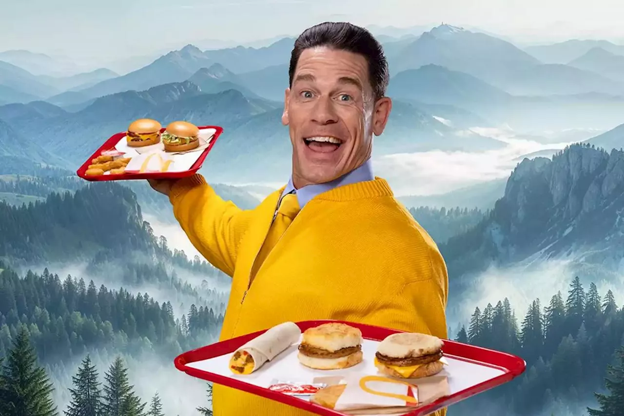 John Cena Promotes McDonald's New McValue Deals