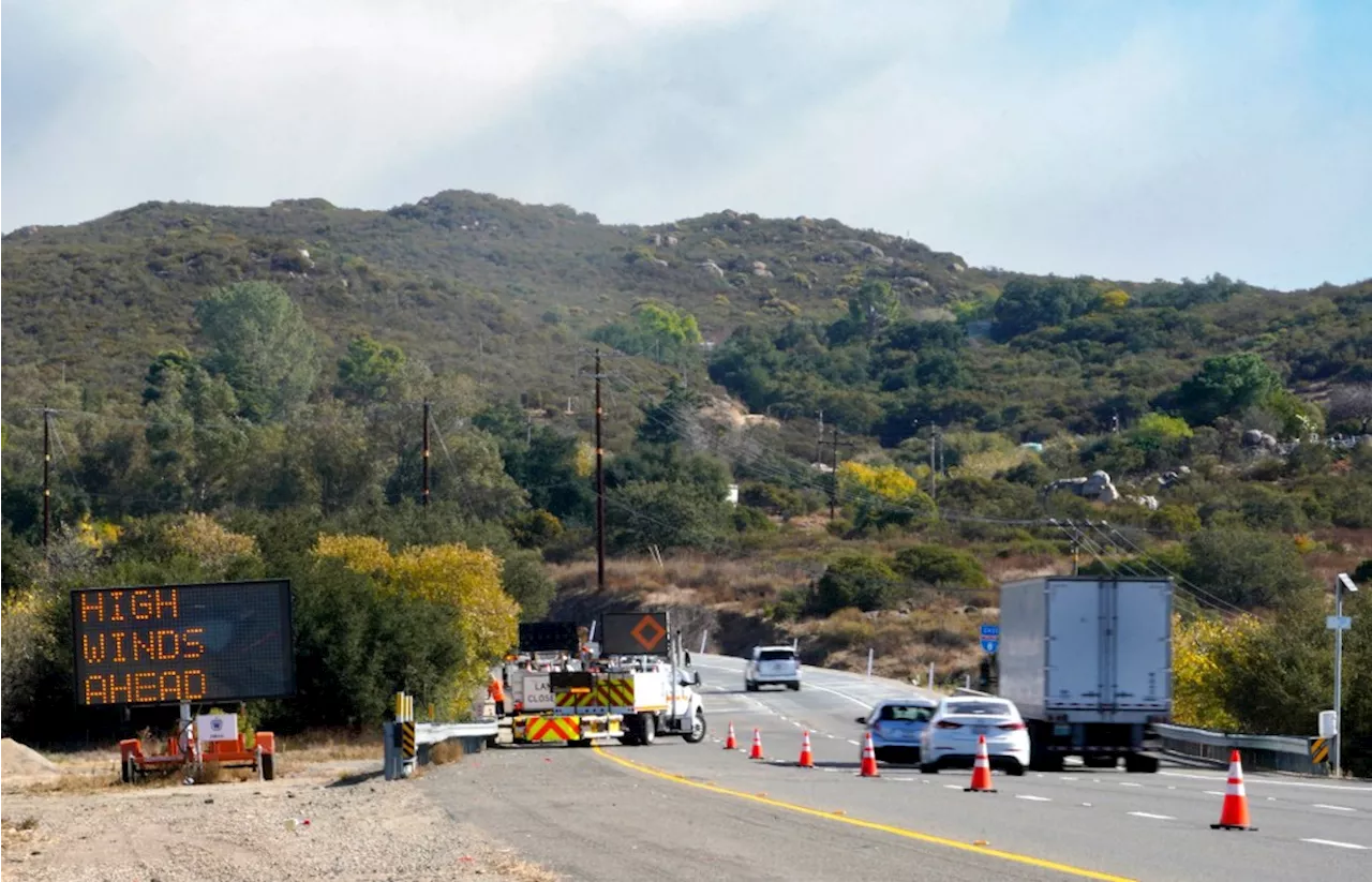 Santa Ana Winds Threaten Southern California with Brush Fires