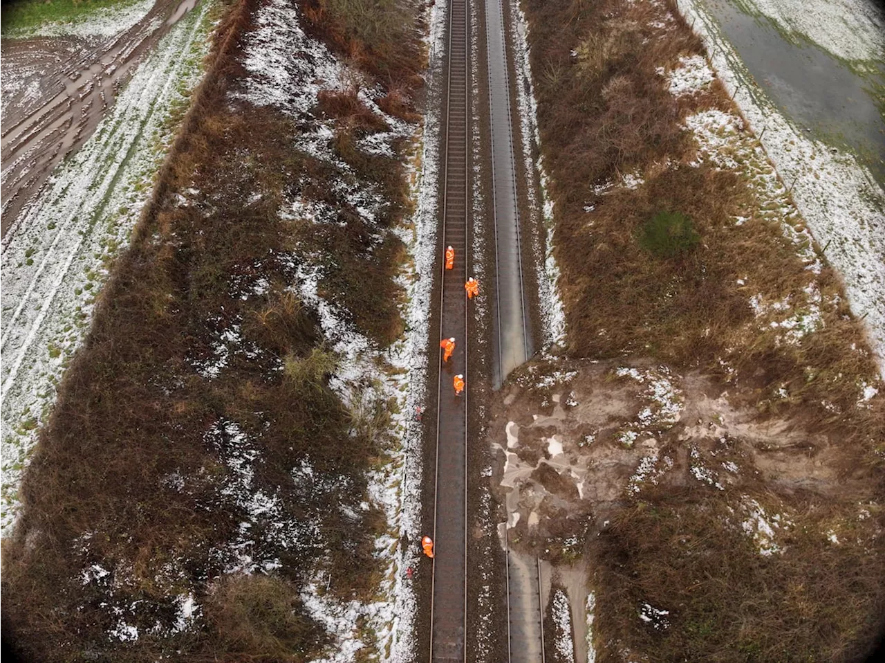 Landslip Disrupts Train Services in Shropshire