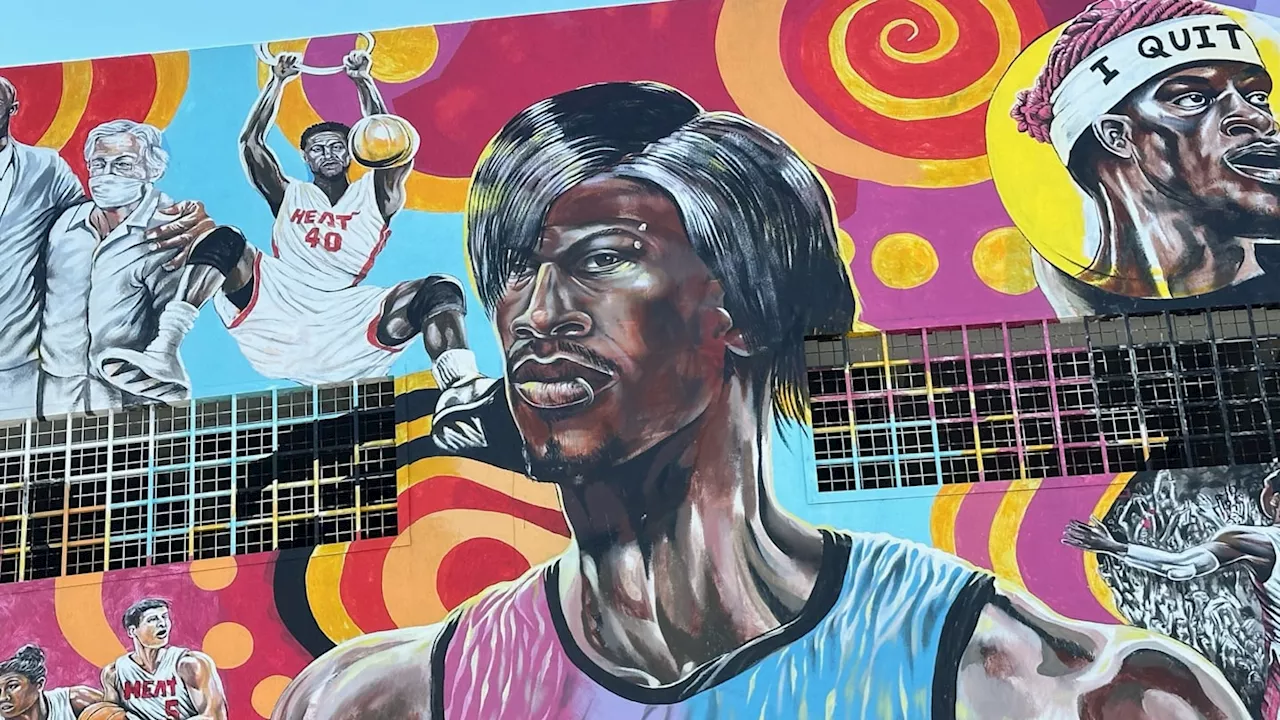 Jimmy Butler Mural Reflects Community's Feelings on Star's Future