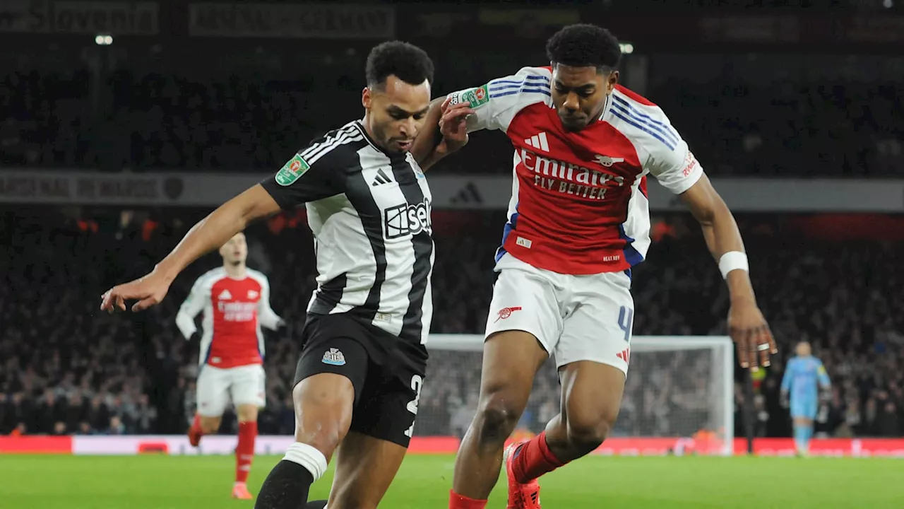 Newcastle United Dominates Arsenal in Carabao Cup Semifinal First Leg