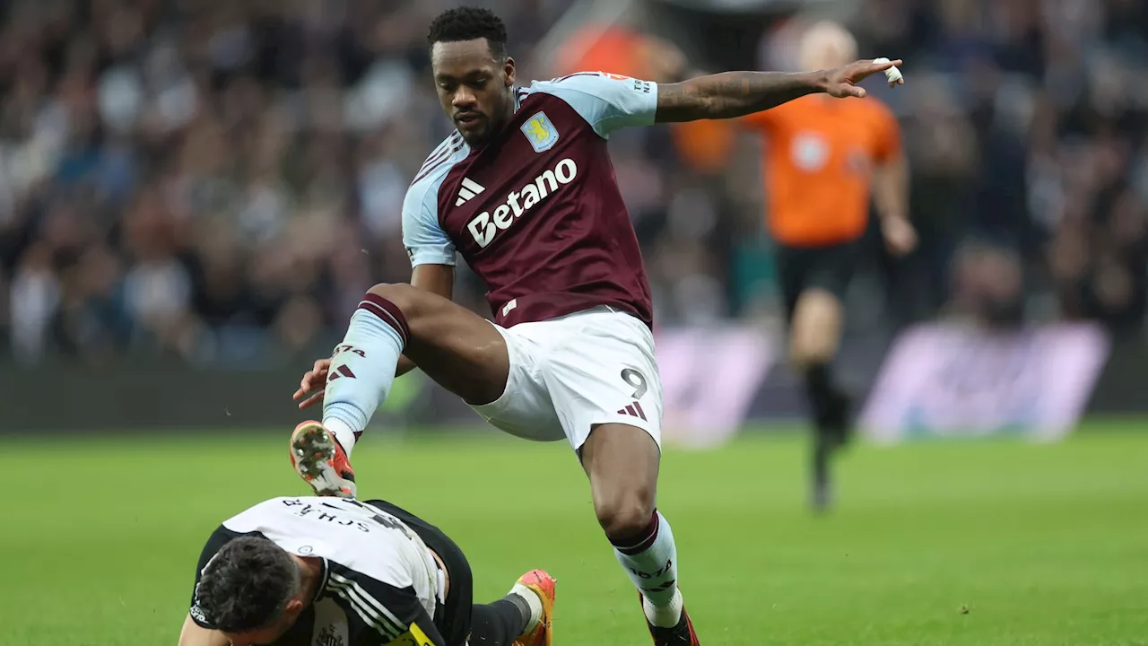 Aston Villa's Duran Receives Red Card Despite On-field Dissent