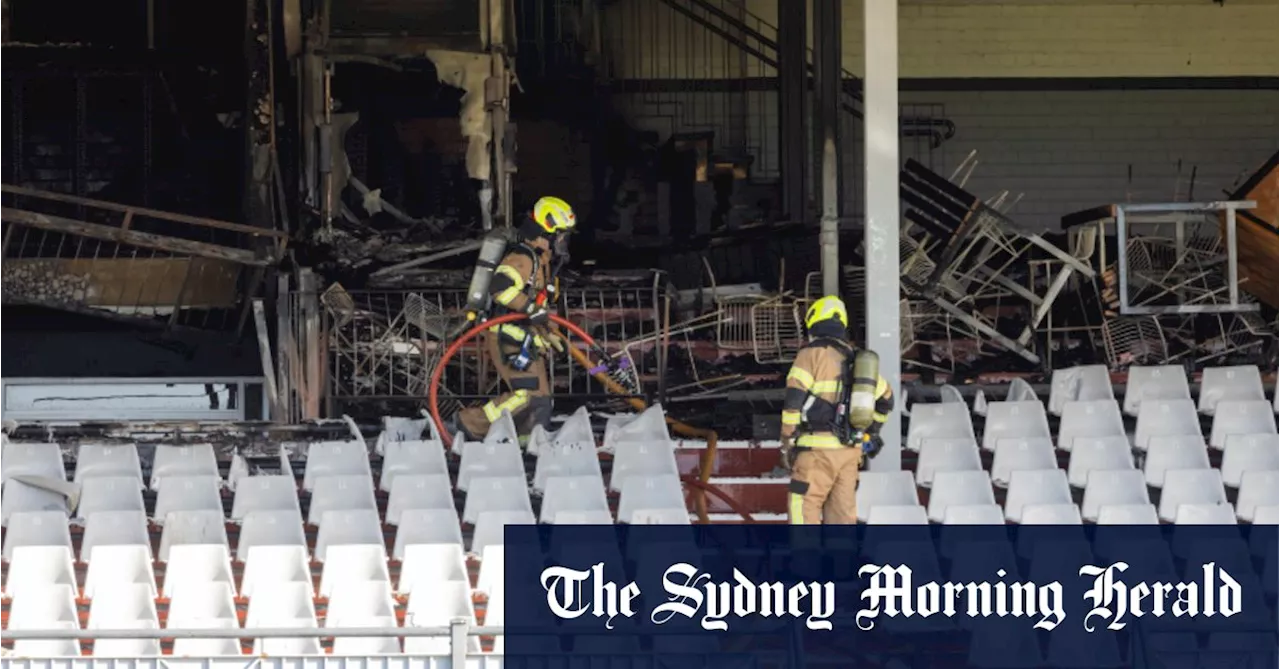 Man Charged After Melbourne Racecourse Grandstand Fire