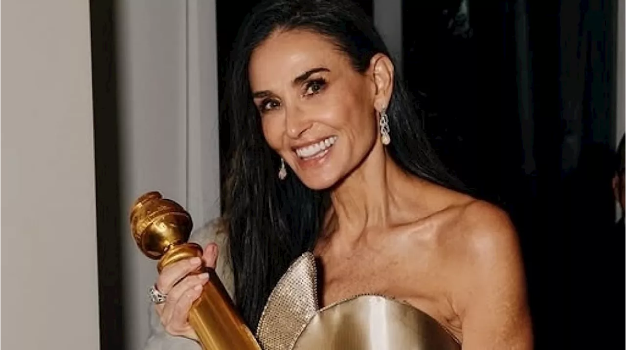 Demi Moore Raih Penghargaan Best Female Actor di Golden Globes 2025