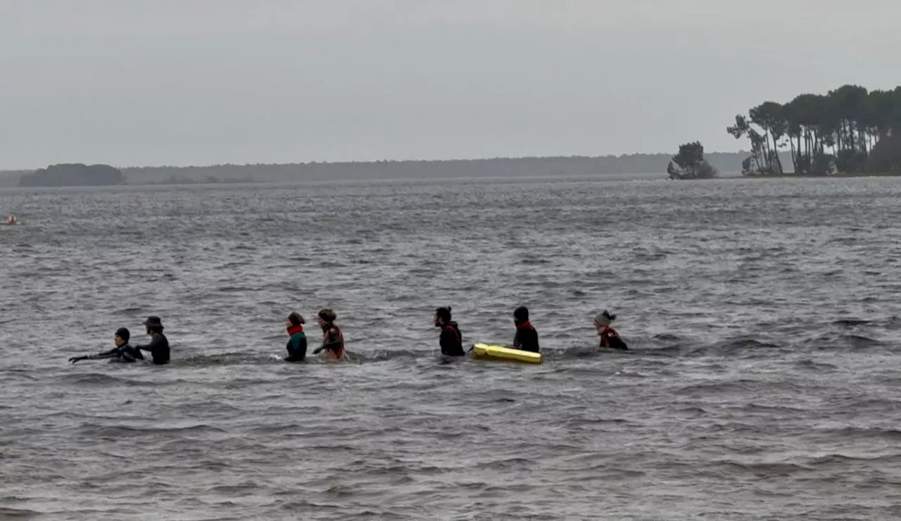 Lacanau : la marche aquatique fait de plus en plus d’adeptes au lac comme à l’océan