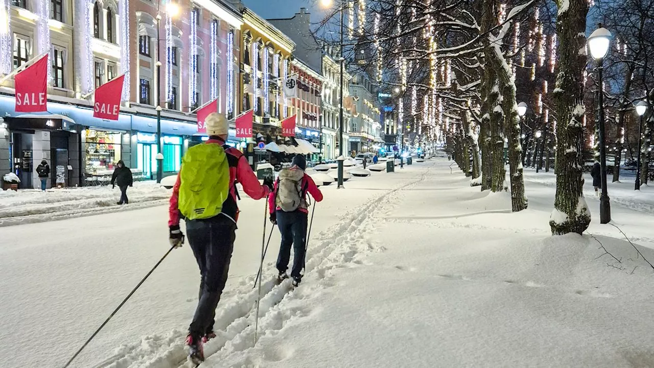 Snøkaos i Oslo: Ruter innstiller bussavganger