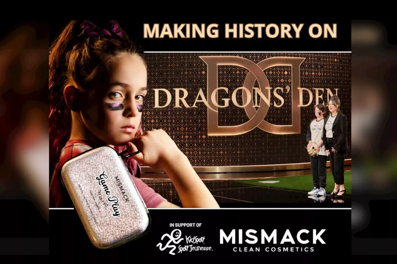 MisMacK Clean Cosmetics to Debut on Dragon's Den Supporting KidSport Canada