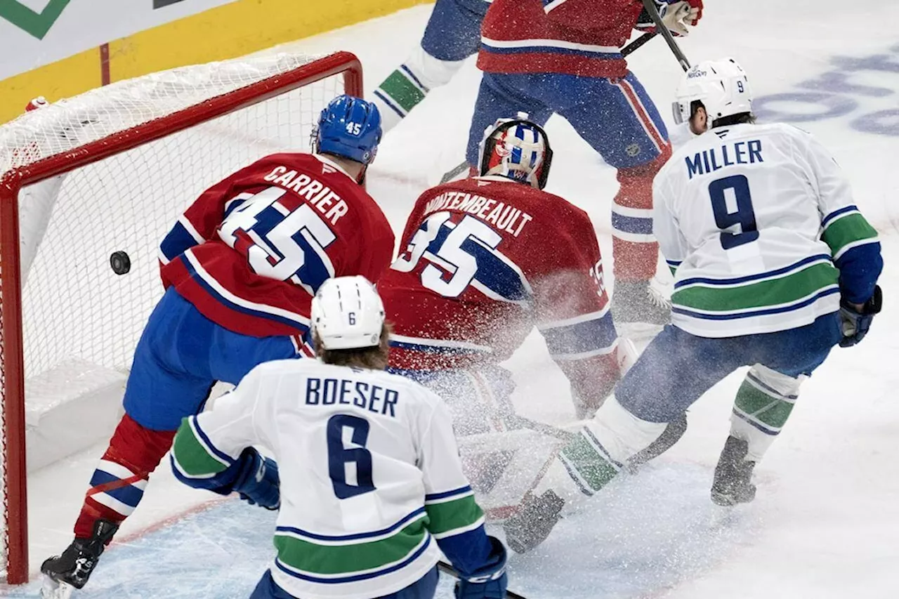 Suzuki Leads Canadiens to Overtime Win Over Canucks