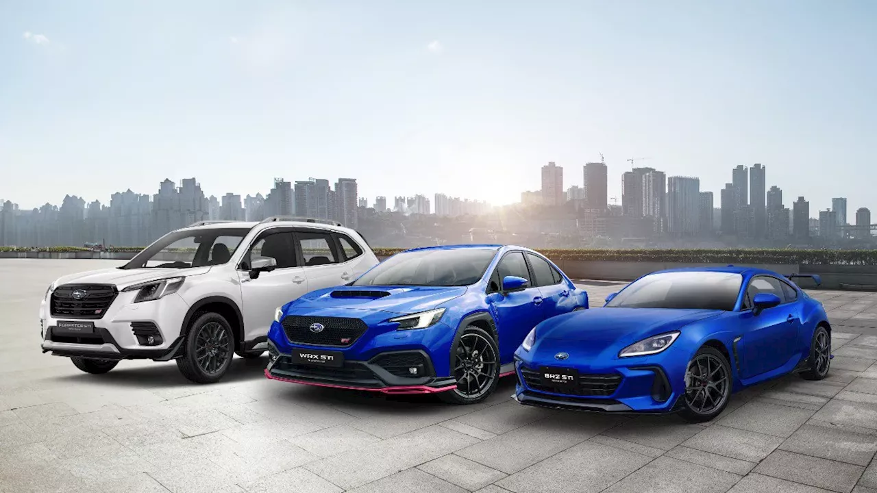 Subaru STI Body Kits Coming to Forester, BRZ, and WRX at Singapore Motorshow 2025