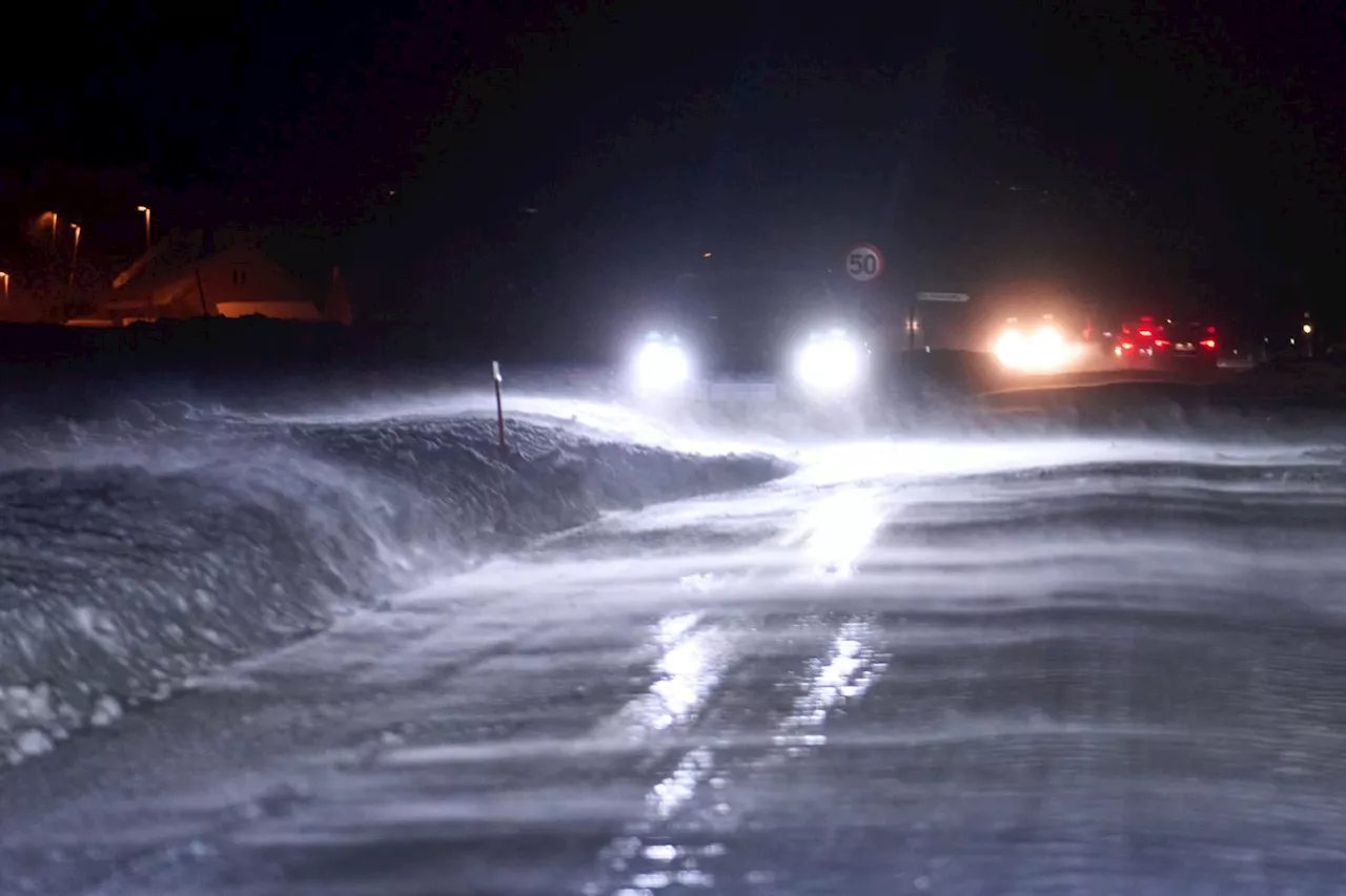 Gult Farevarsel for Snøfokk i Nord-Trøndelag