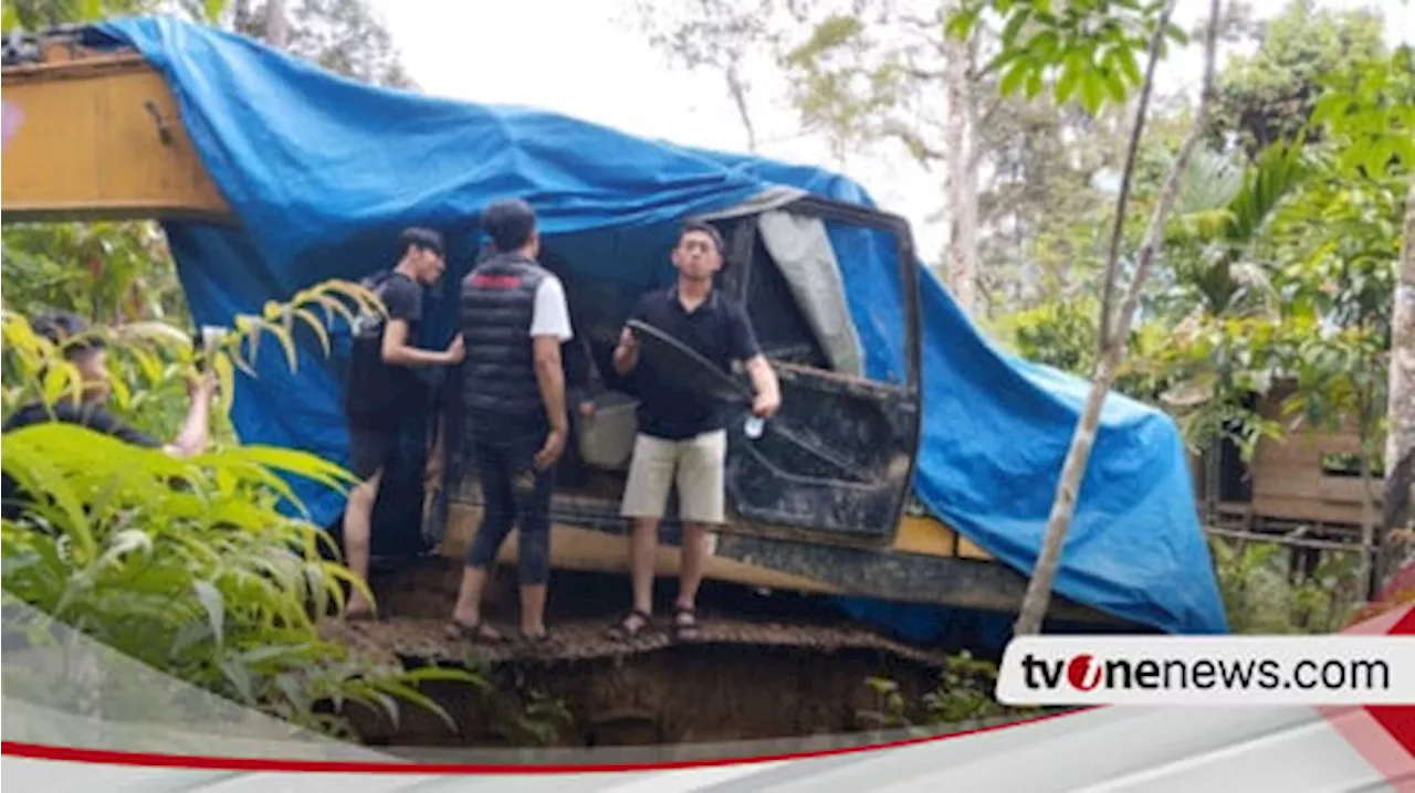 Tim Gabungan Bubarkan PETI di Sungai Telang, Bungo