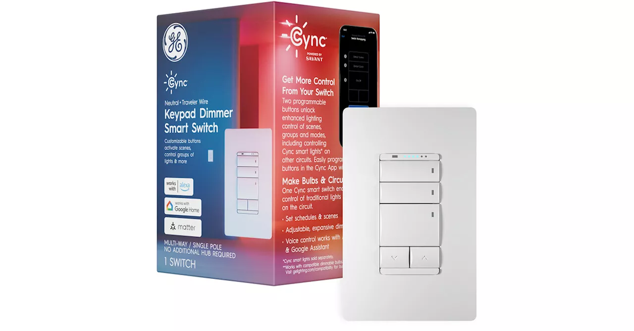 GE Announces New Cync Smart Switches and Cync Dynamic Effects Lighting at CES