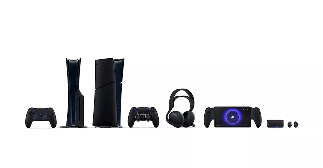 Sony Announces Midnight Black PS5 Accessories