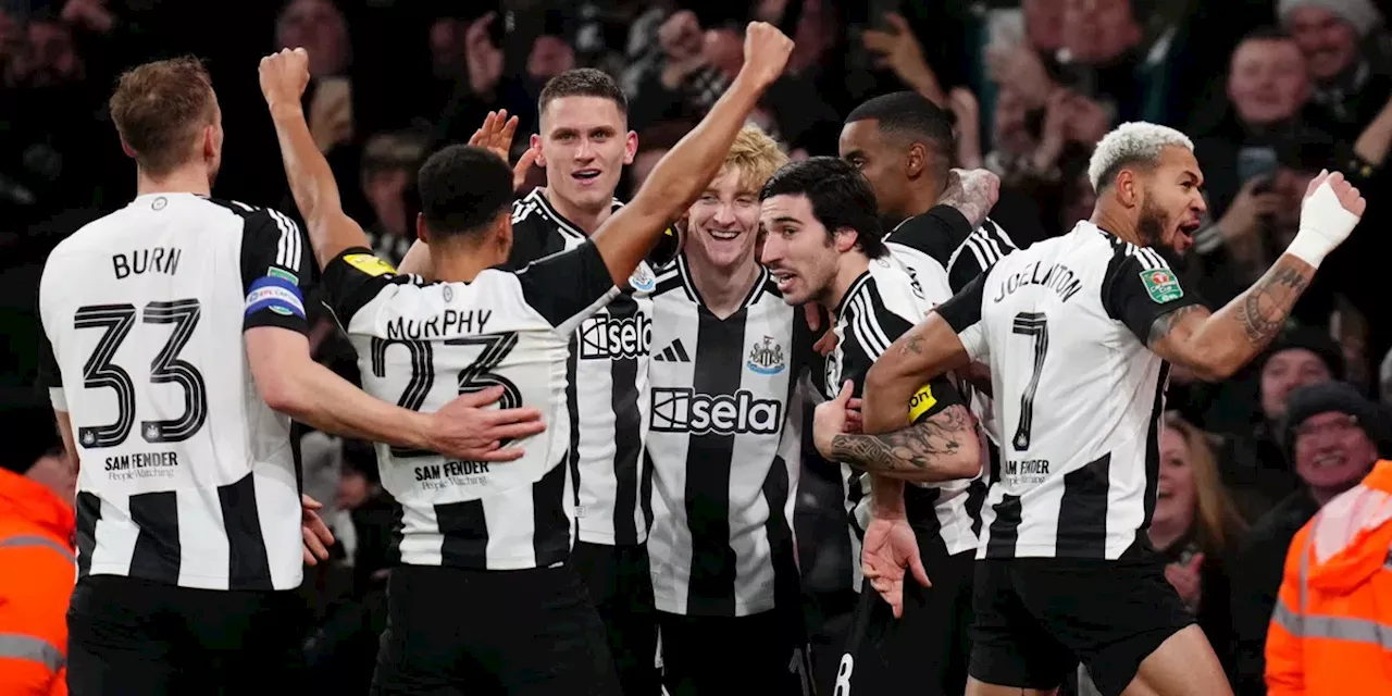 Arsenal - Newcastle in League Cup halve finale: Isak scoort en Newcastle wint