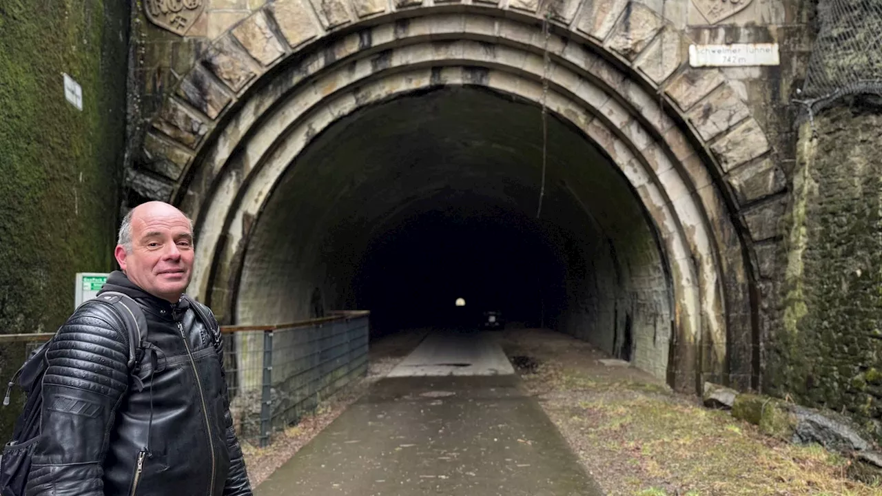 Vandalismus im ehemaligen Eisenbahntunnel