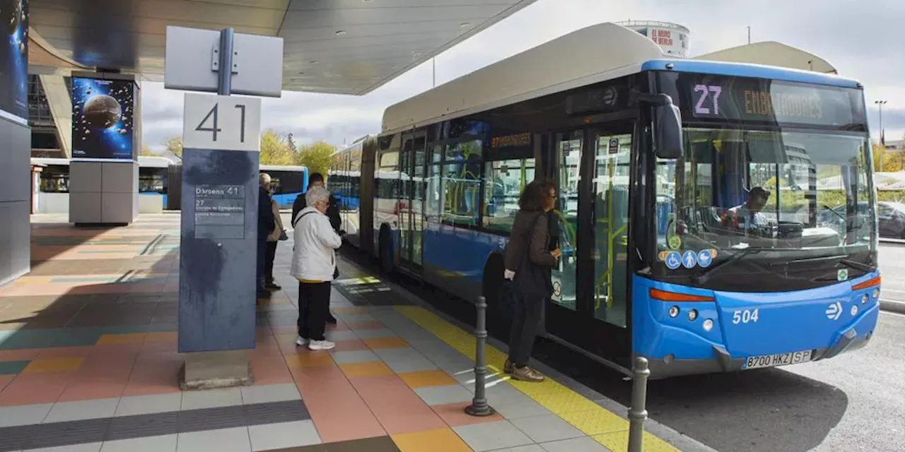 Los autobuses de la EMT de Madrid son gratis los días 8 y 9 de enero