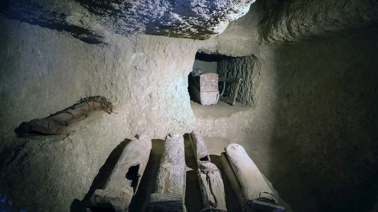 Ancient Tombs and Burial Shafts Unearthed Near Luxor, Egypt