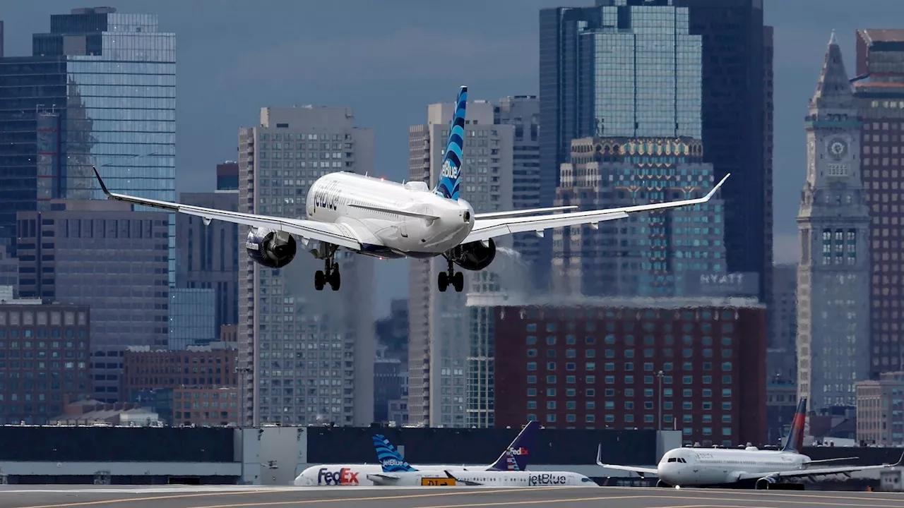 Passenger Opens Exit Door on JetBlue Plane at Boston Airport