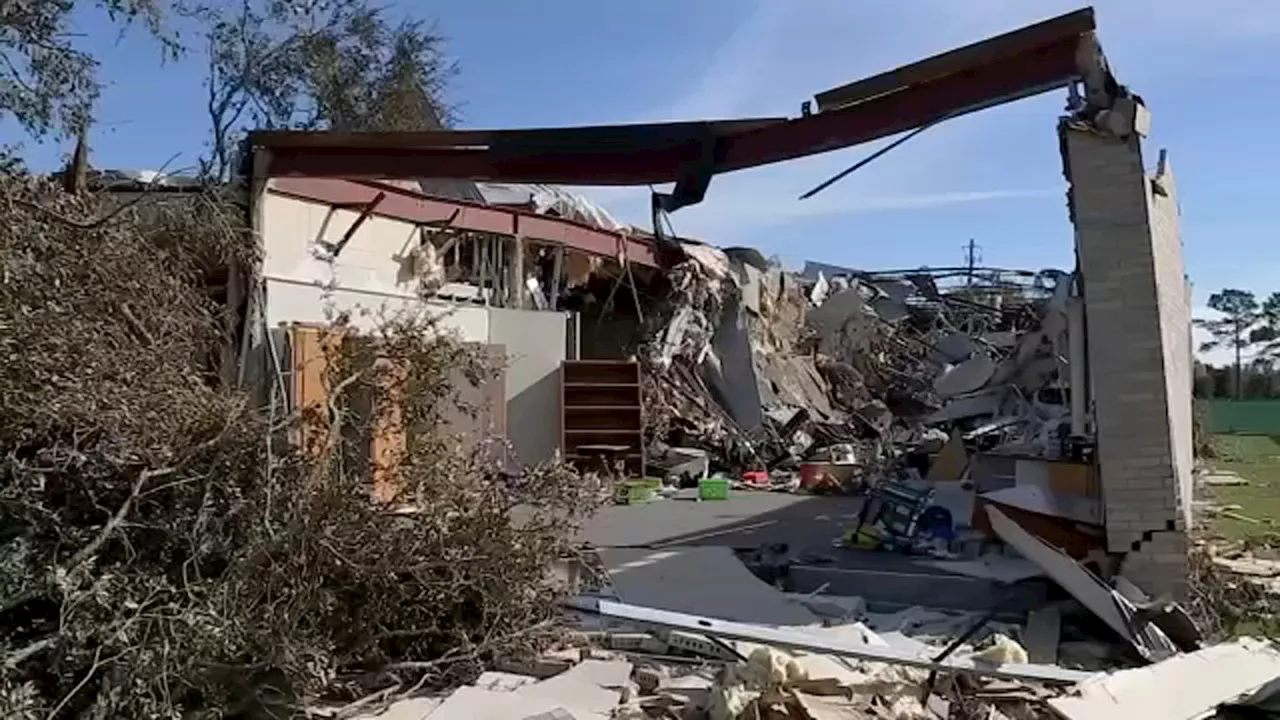 Walt Disney Elementary School Damaged by EF-2 Tornado