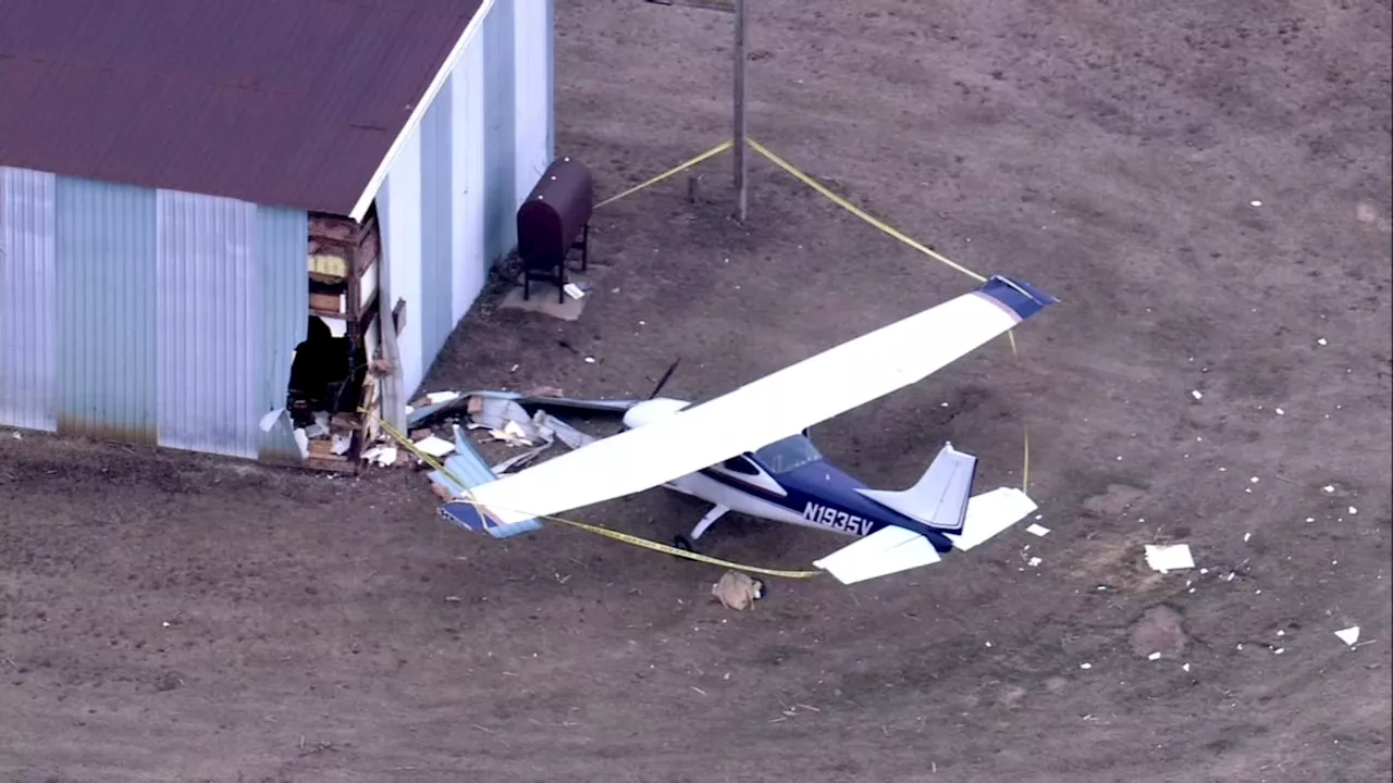 Cessna Plane Hits Hangar at Illinois Airport, Pilot Uninjured