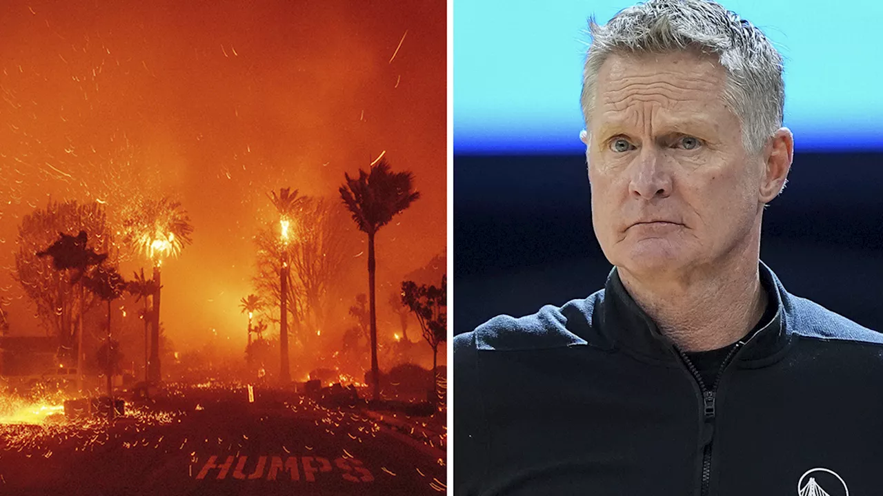 Warriors Coach Steve Kerr's Mother Evacuated from California Wildfires