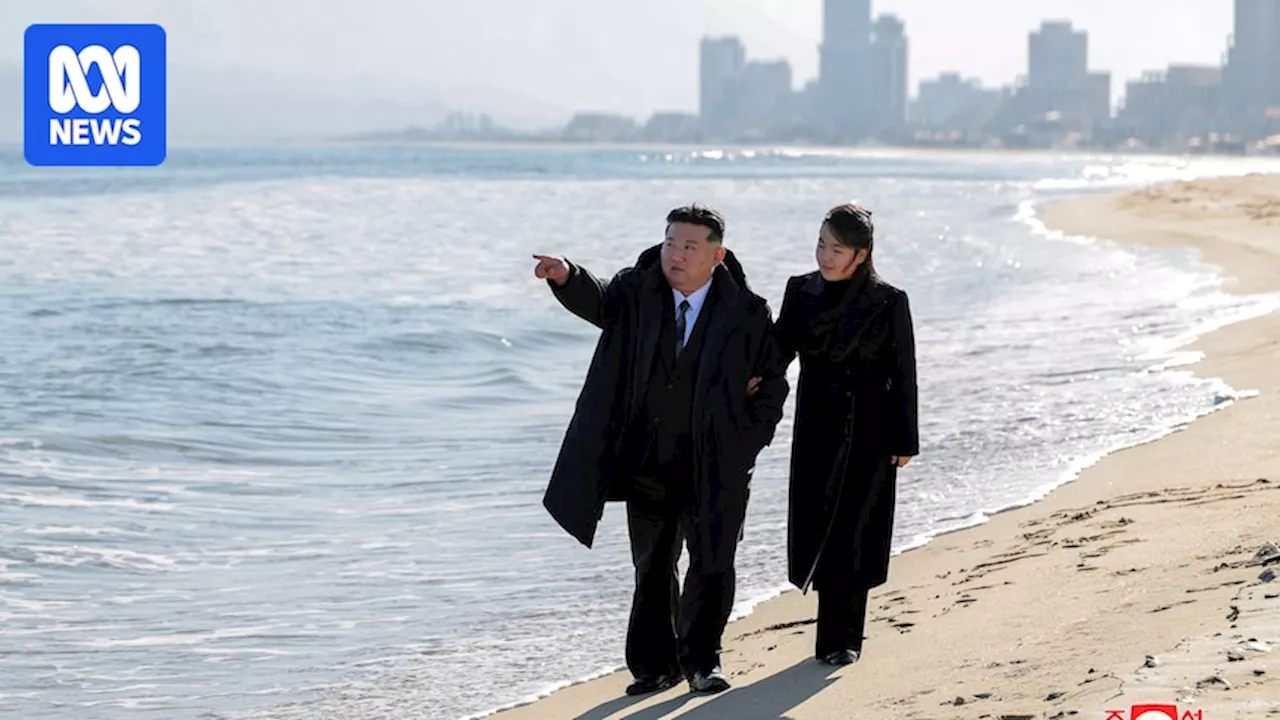 Kim Jong Un Tours Kalma Beach Resort in North Korea