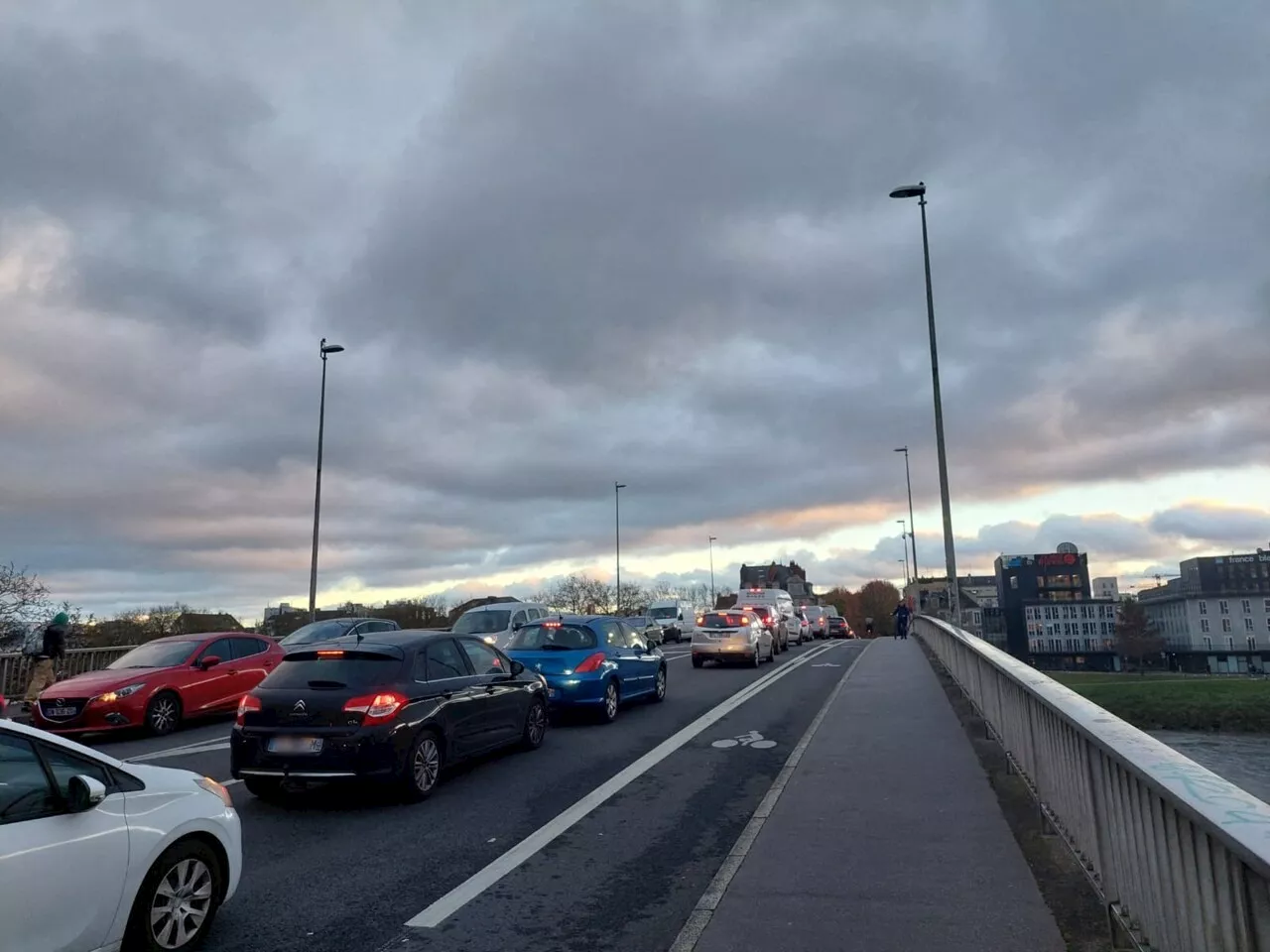 À Nantes, les automobilistes ont perdu 37 heures dans les bouchons en 2024