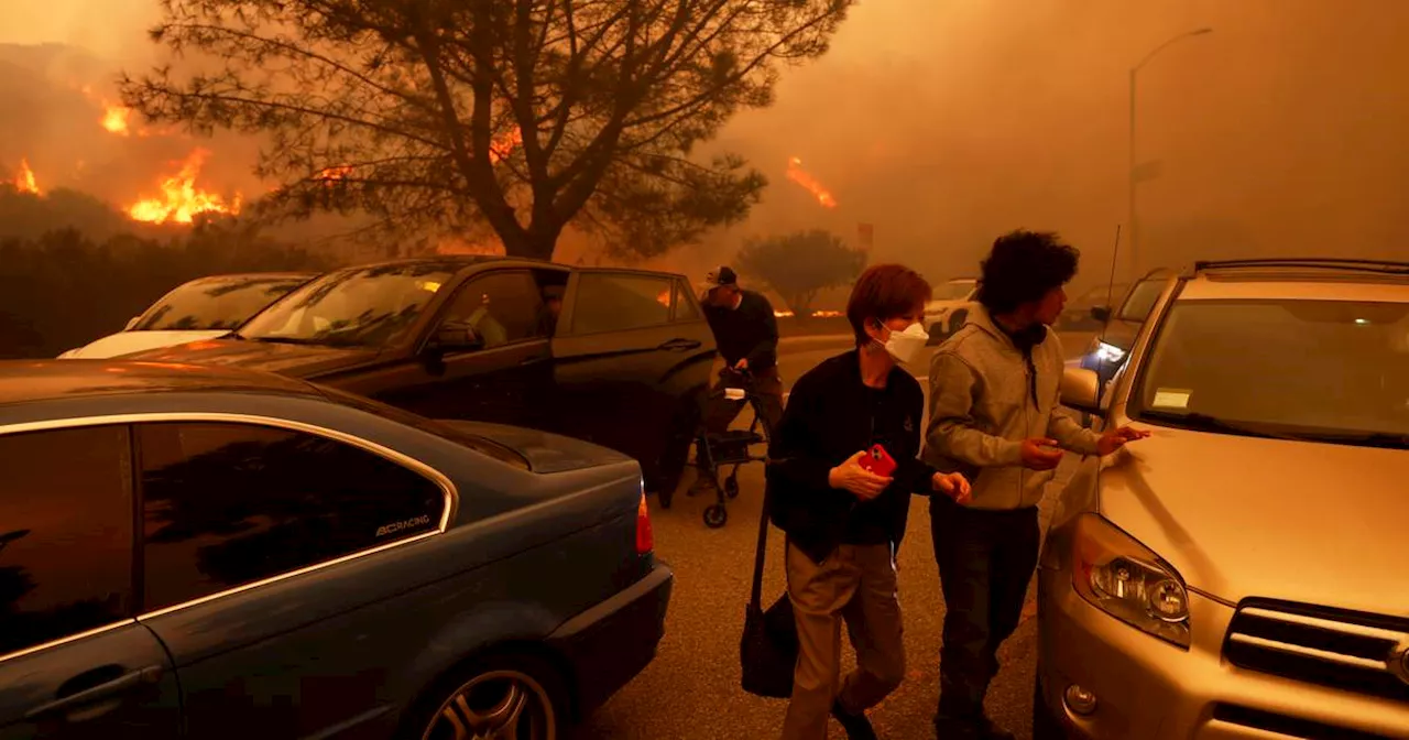 Wildfire Scorches Los Angeles Hillsides Amid Fierce Windstorm