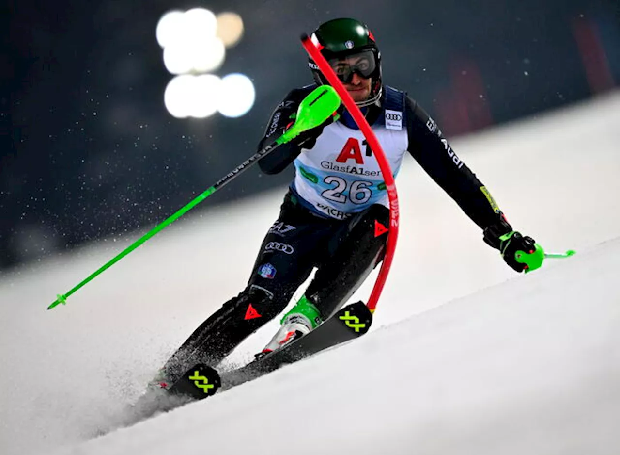 Gross unico azzurro in finale dello slalom notturno a Madonna di Campiglio